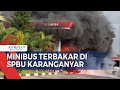 SPBU Matesih Terbakar, Diduga Akibat Percikan Api dari Mobil