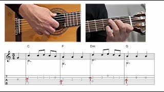 Laimingų Kalėdų - Natos - TAB - Akordai - Fingerstyle 🎸 Mokomės groti gitara!