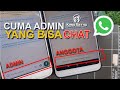 Cara Membuat Grup WA Hanya Admin Yang Dapat Mengirim Pesan