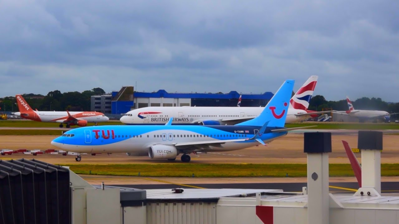 LONDON GATWICK AIRPORT (LGW) SPOTTING - YouTube