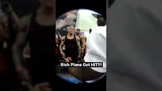 Rich Piana - GOT PUNCHED, HIT 😱 #fyp #xycba #zyzz #fitfam #fitness