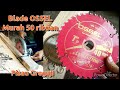 Mata blade Circularsaw OSSEL 7 inch tanduk,,anti kictback (murah tapi JoZz)