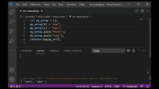 Adding and Deleting Array Elements JavaScript