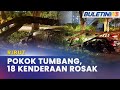 RIBUT | 18 Kenderaan Rosak Dihempap Pokok