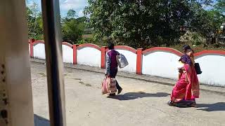 15664 Silchar - Agartala Train departs Nilambazar Railway Station (NLBR) Northeast Frontier Railway