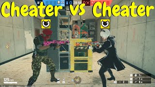 Cheater 1v1 in Rainbow Six Siege