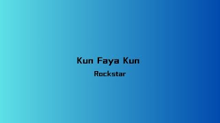 Kun faya kun song lyrics | rockstar| #ranveerkapoor #lyricvideo