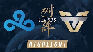 C9 vs ONE - Worlds Play-In Match Highlights (2017)