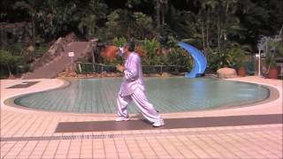 武当太极拳十八式: 严崇腾师傅演示  Wudang Taiji Quan 18 Forms： Master Ngiam Demonstrates (@ Changi Beach Club)