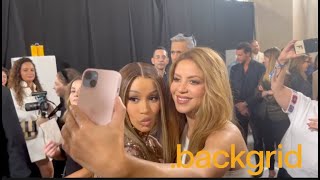 Shakira \u0026 Cardi B Adorable Selfie at the Fendi Show in Paris!