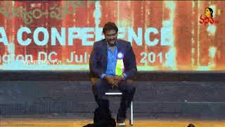 Comedian Sunil Funny Dumb News Reading @ TANA Conference 2019 | Vanitha TV