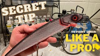 Painting a Musky Lure| Secret tip to make your Jake Crankbait stand out!