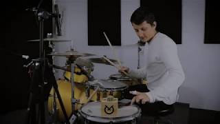 Logatto. Te alabare - Rojo (DRUM COVER) @RojoOficialReal