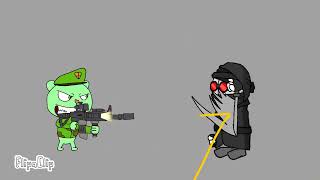 a stupid happy tree friends x madness combat animation