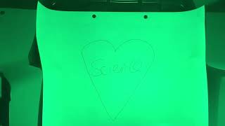 Fun demonstration with coloured light