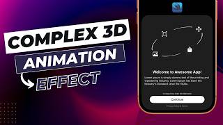 Complex 3D Animation Effect Using SwiftUI | BlueNote's 3D Paywall Effect | Xcode 26