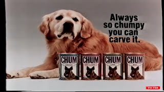 Chum Dog Food - Always so chumpy you can carve it - Australian TV Commercial (1985)