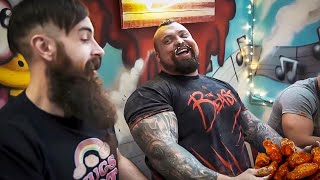 EAT OFF VS EDDIE HALL | STRONGMAN CHEAT DAY | 500,000 SUBSCRIBER SPECIAL | C.O.B. Ep.97