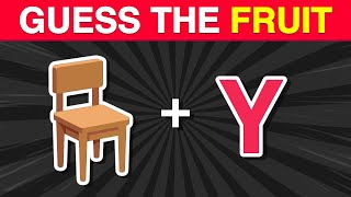 Guess The FRUIT by emojis? | Emoji Quiz