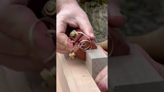 Woodworking - using a chamfer plane