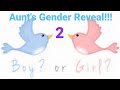 Aunt's Gender Reveal 2!! | Kaitlyn's World!!