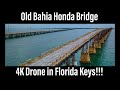 Aerial Drone Video of Abandoned Bahia Honda Bridge in the Florida Keys in 4K UHD!!!!