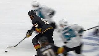 Golden Knights' Tuch skates through entire Sharks team
