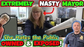 💥Extremely NASTY Mayor EXPOSED! Nasty Rebecca Cobleskill, NY