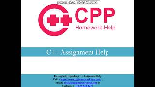 CPP Homework help