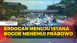 Presiden Turki Erdogan Dikawal Ketat Menuju Istana Bogor