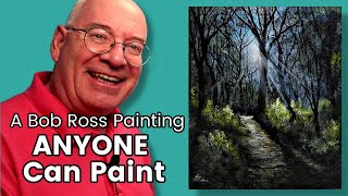 ANYONE CAN PAINT THIS  Bob Ross Landscape | Oils for Beginners