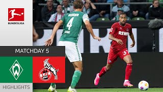 Bremen Turn The Game Around! | Werder Bremen - 1. FC Köln 2-1 | Highlights | MD 5 – Bundesliga 23/24