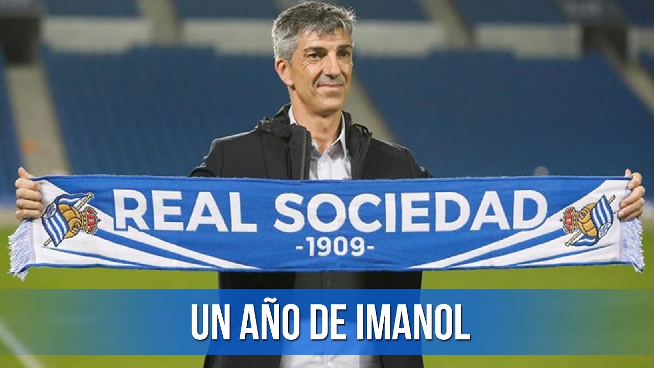 Imanol Alguacil, 1 Año Al Frente De La Real Sociedad - YouTube