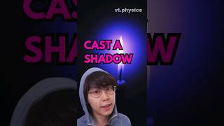 How can a flame have a shadow? #physics
