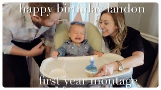 happy birthday landon | first year montage