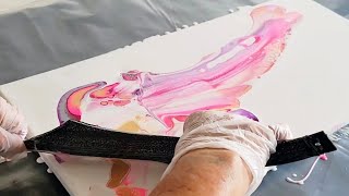 Paint Flicking Technique! What A Blast! 🥳 Acrylic Pouring That You MUST Try.