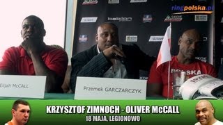 Zimnoch - McCall: Danell Nicholson o sparingach Olivera McCalla z synem