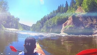 Airēšana pa Gauju, Rowing In Gauja, Latvia