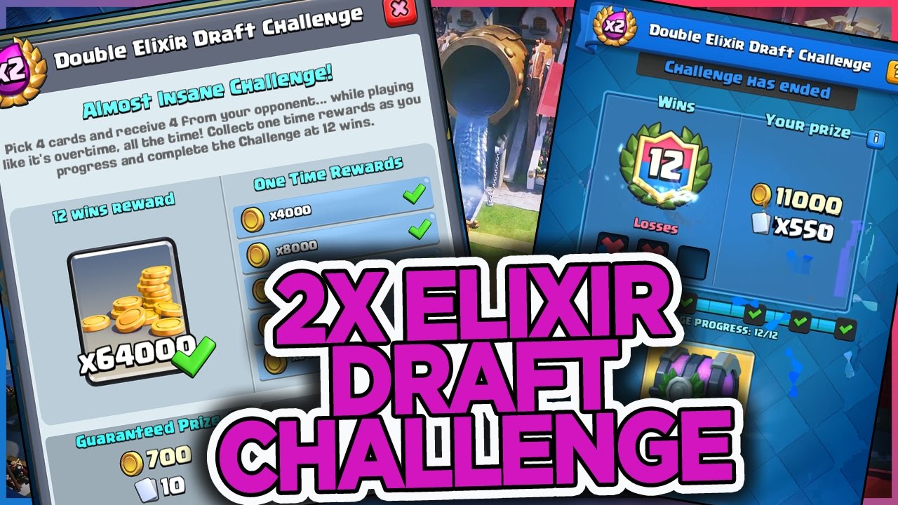 Clash Royale | Double Elixir Draft Challenge - YouTube