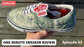 One Minute Sneaker Reviews: Episode 52 - *NEW 2023* Supreme x Vans \