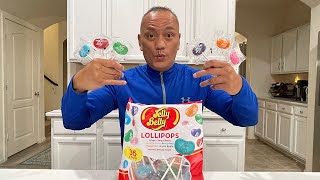 👂 JELLY BELLY LOLLIPOPS HARD CANDY (6 FLAVORS) AND EATING SOUNDS 👂 FULL VIDEO 👂 #asmr