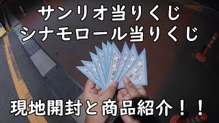 【サンリオ当りくじ】シナモロール当りくじ を引いてみた！現地開封と商品紹介していきます。