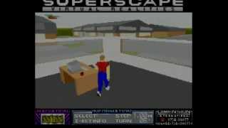 Superscape Virtual Reality Demo from March 1991 (game?play)