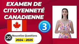 Examen De Citoyenneté Canada | Test De Citoyenneté Canadienne 2024 | #examendecitoyennetécanada