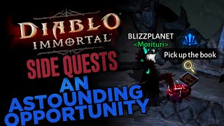 An Astounding Opportunity | Diablo Immortal Side Quest