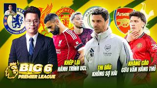 BIG 6 PREMIER LEAGUE: LIVERPOOL GỤC NGÃ TRƯỚC QUẢ BÓNG VÀNG, ARTETA VÀ CANH BẠC SINH TỬ