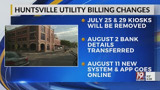 Huntsville Utility Billing Changes | July 22, 2025 | News 19 at 4 p.m.