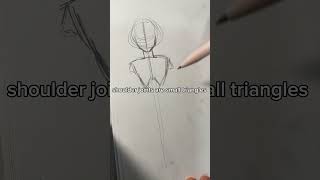 how to draw a body tutorial 💗(check desc for pencil brand!) #art #artist #sketchbook #drawing