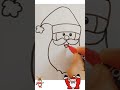 how to draw santa easy drawing for christmas