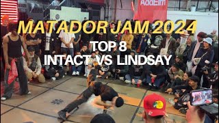 Bboy Intact vs Bboy Lindsay at Matador Jam 2024 // top 8